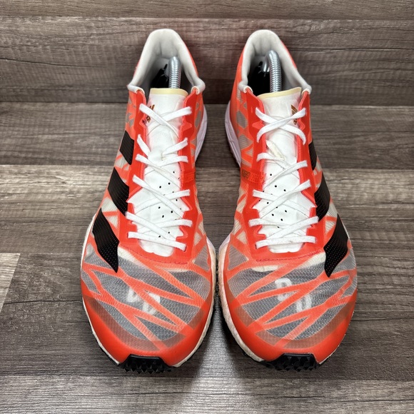 Adidas Takumi Sen 7 Orange Black Mens US Size 12 EUR 46.67 FZ2499 Running Shoes - Picture 2 of 10